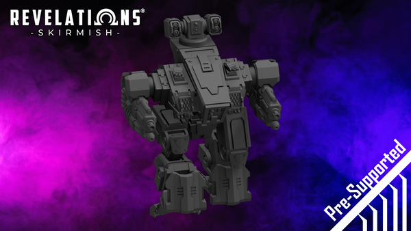 Revelations: Skirmish - Corre Republic Enforcer - .stl files (pre-supports included)