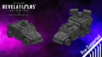 Revelations: Skirmish | Keepers of Peace Outrider and Outrider S1 - .stl Files (Pre-Supported)