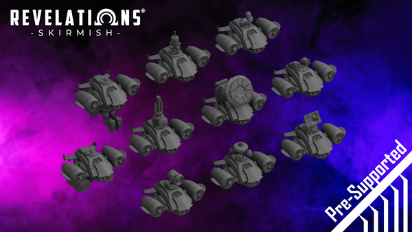 Revelations: Skirmish - Union of Stars Drone - .stl files (pre-supports included)