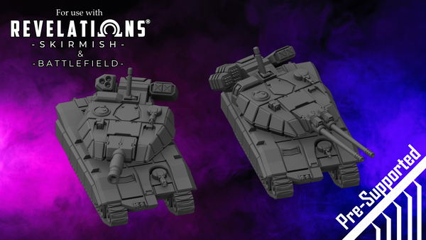 Revelations: Skirmish | Pirate Deimos and Phobos - .stl Files (Pre-Supported)