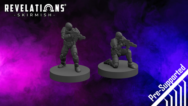 Revelations: Skirmish | ORCA Fusiliers - .stl Files (Pre-supports included)