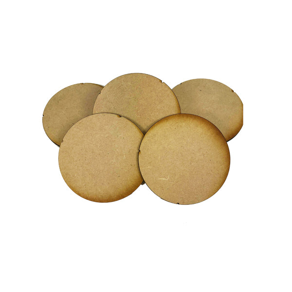 3" Round Bases 5ct